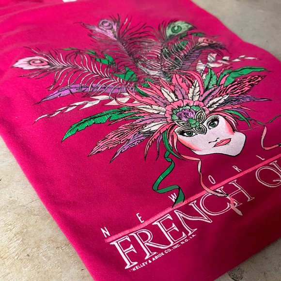 Vintage 90s New Orleans French Quarter Art Shirt - Picture 1 of 7